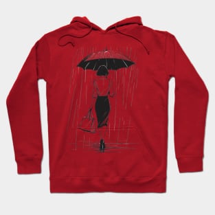 Sous la pluie. Hoodie